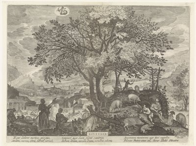 Novembre da Egidius  Sadeler (II)