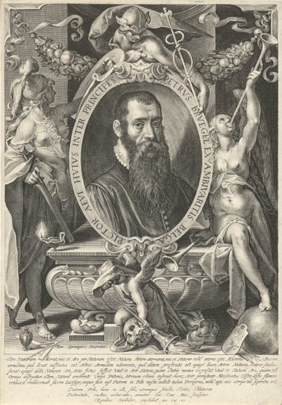 Ritratto di Pieter Brueghel il Giovane da Egidius  Sadeler (II)