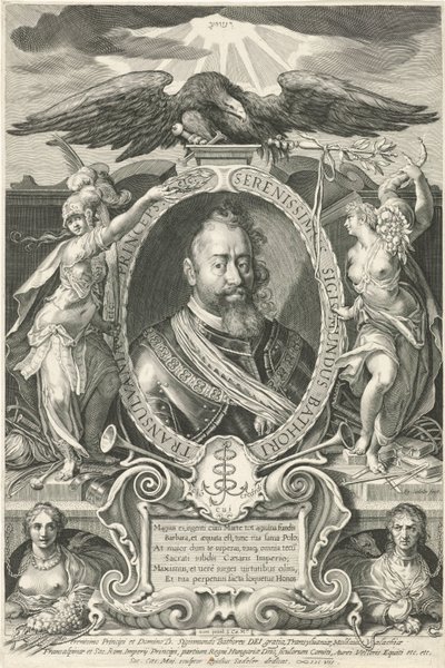Ritratto di Sigismund Báthory, principe di Transilvania da Egidius  Sadeler (II)
