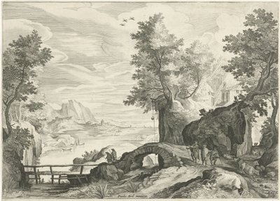 Paesaggio fluviale da Egidius  Sadeler (II)