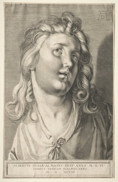Testa femminile da Aegidius Sadeler