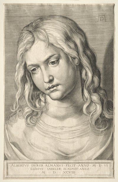 Testa femminile da Aegidius Sadeler or Saedeler