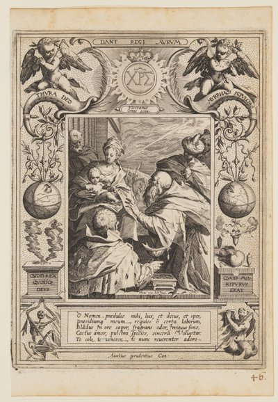 Adorazione dei Magi da Aegidius Sadeler II