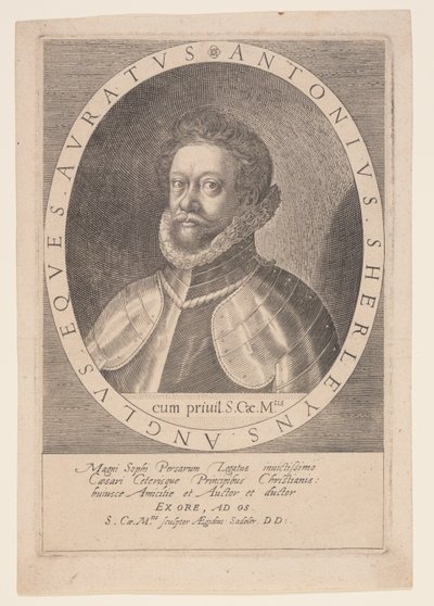 Anton Sherleyns, ambasciatore in Persia da Aegidius Sadeler II