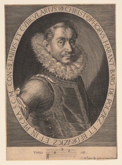 Christopher Harant, nobile e umanista ceco da Aegidius Sadeler II