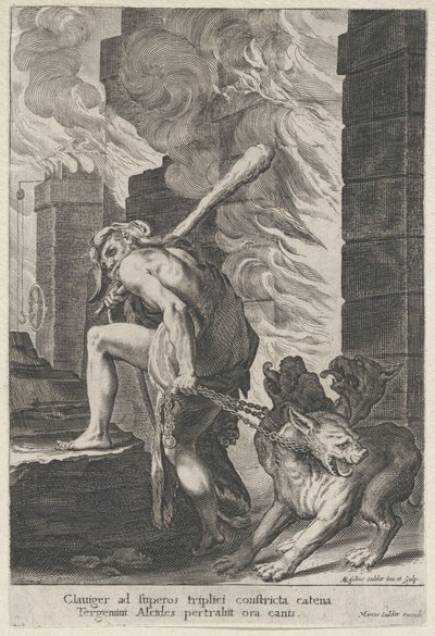 Ercole e Cerbero da Aegidius Sadeler II