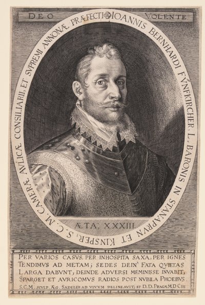 Johannes Bernhardt Fünfkircher, barone di Stanaprun da Aegidius Sadeler II