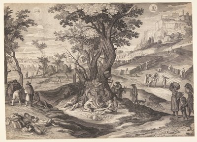 Luglio/Agosto, da I dodici mesi da Aegidius Sadeler II