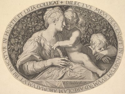 Madonna col Bambino da Aegidius Sadeler II