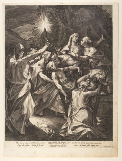 La sepoltura da Aegidius Sadeler II