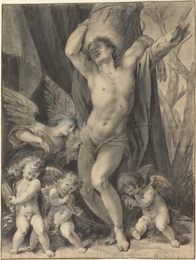 Il martirio di San Sebastiano da Aegidius Sadeler II