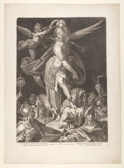 Il trionfo della saggezza da Aegidius Sadeler II