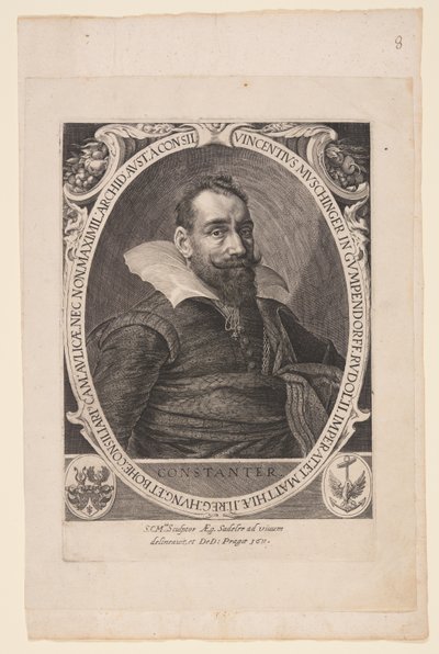 Vincent Muschinger von Gumpendorff, medico da Aegidius Sadeler II