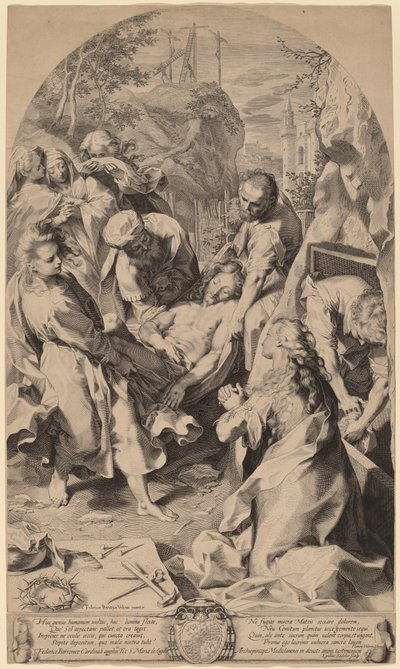 La sepoltura da Aegidius Sadeler II after Federico Barocci