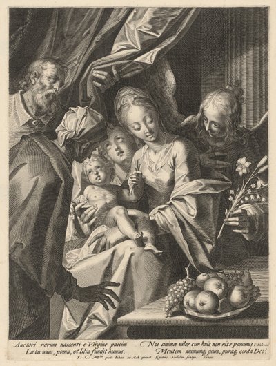 La Sacra Famiglia con Sant