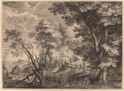 Scena boschiva da Aegidius Sadeler II after Roelandt Savery