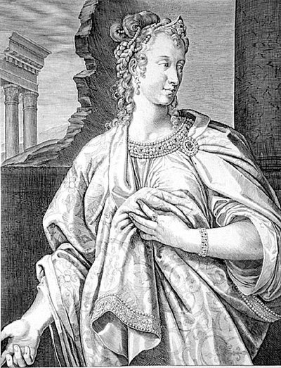Aelia Petina moglie di Claudio da Aegidius Sadeler or Saedeler
