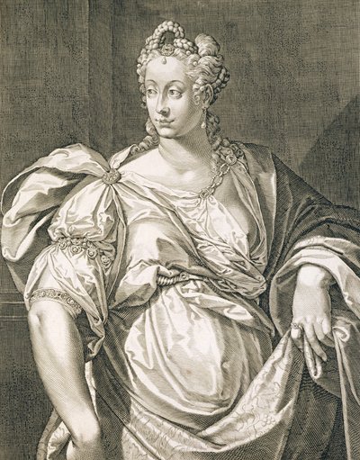 Livia Drusilla (c.55 a.C. - 29 d.C.) moglie di Ottaviano da Aegidius Sadeler or Saedeler