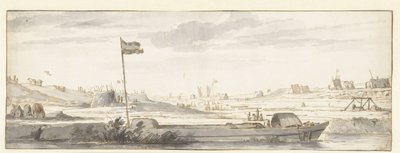 Scavo del Mallegat fuori Dordrecht, 1648 da Aelbert Cuyp (attributed to)