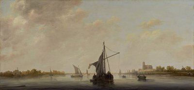 Una vista del Maas a Dordrecht da Aelbert Cuyp