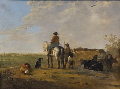 Paesaggio con cavaliere da Aelbert Cuyp