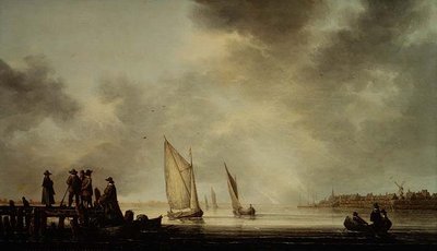 Un paesaggio fluviale da Aelbert Cuyp