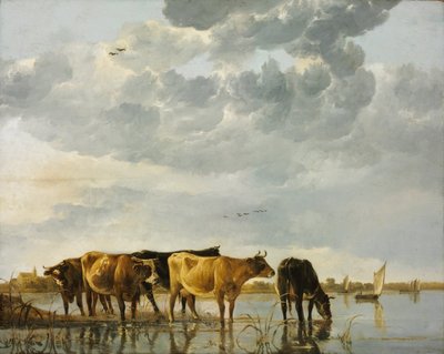 Mucche in un fiume da Aelbert Cuyp