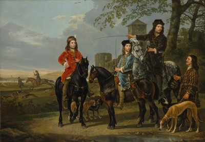 Ritratto equestre di Cornelis e Michiel Pompe van Meerdervoort da Aelbert Cuyp