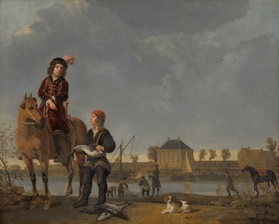 Ritratto equestre di Pieter de Roovere da Aelbert Cuyp