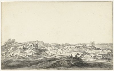Vista dalle dune sulla Casa di Kleef vicino a Haarlem da Aelbert Cuyp