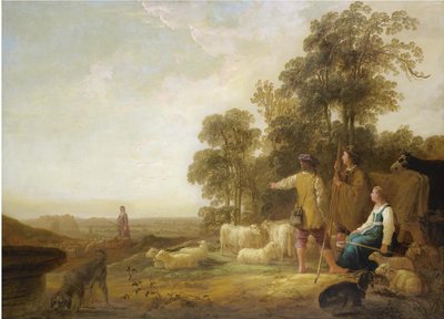 Paesaggio con pastori e pastorelle da Aelbert Cuyp