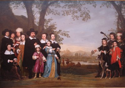 Ritratto della famiglia Sam da Aelbert Cuyp