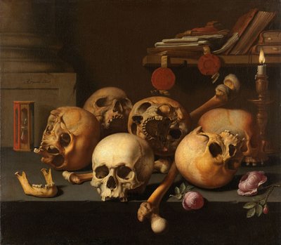 Natura morta di Vanits da Aelbert Jansz. van der Schoor