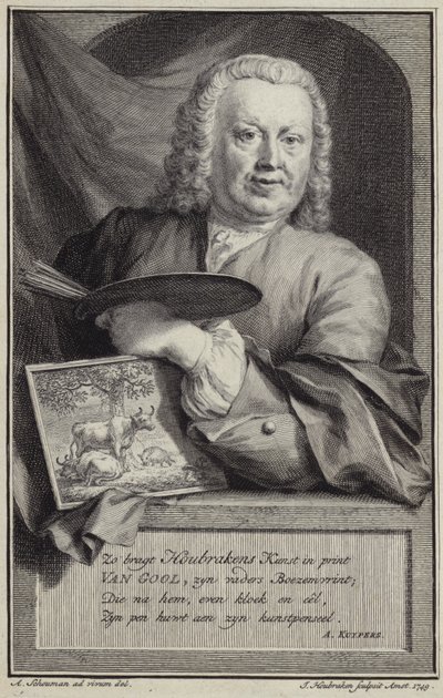 Ritratto di Jan van Gool da Aert Schouman