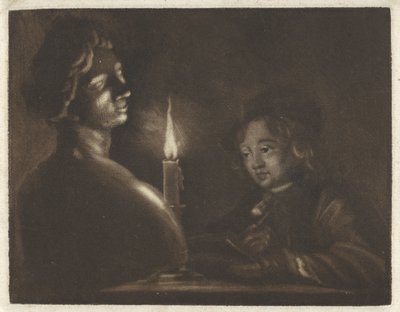 Ragazzo che disegna da Aert Schouman