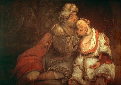 Ruth e Boaz ... (olio su tela) da Aert de Gelder