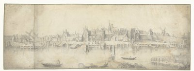 Veduta di Gouda da Aert van Waes