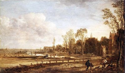 Paesaggio vicino a Haarlem da Aert van der Neer