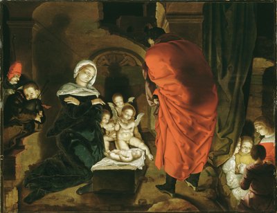 La Natività di Cristo da Aertgen Claesz. Leyden van