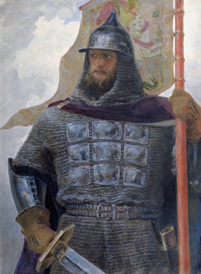 Alessandro Nevsky (1220-63) Duca di Novgorod, Gran Duca di Vladimir da Afanasiy Yefremovich Kulikov