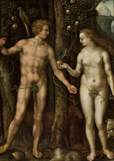 Polacco:  Adam i Ewa Adamo ed Eva da After Albrecht Dürer
