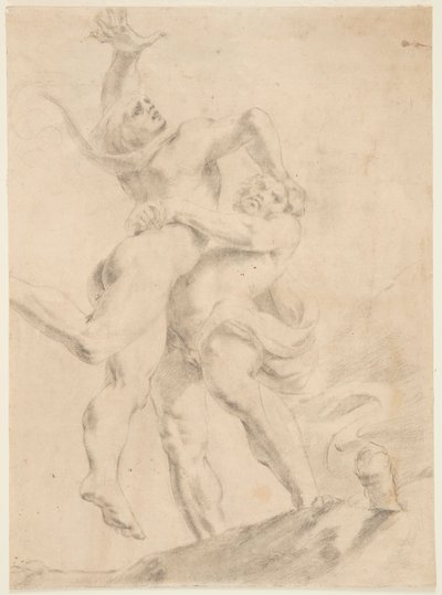 Studio per Ercole e Anteo da After Annibale Carracci