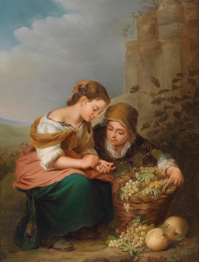 Il piccolo fruttivendolo da after Bartolome Esteban Murillo