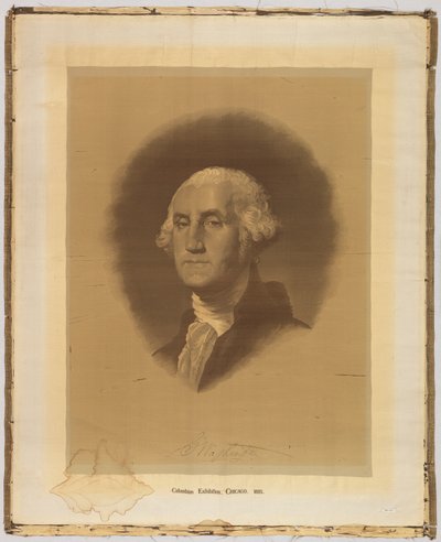 Ritratto tessuto da After Gilbert Stuart