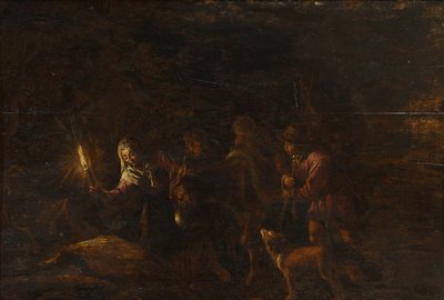 La fuga in Egitto da after Jacopo Bassano