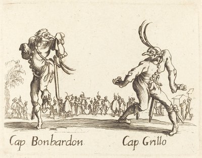 Cap. Bonbardon e Cap. Grillo da After Jacques Callot