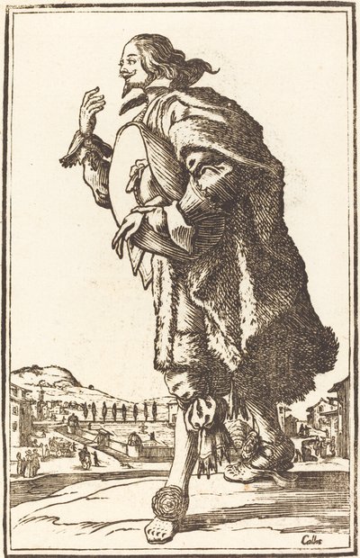 Nobile con Cappello di Feltro, che Si Inchina da After Jacques Callot