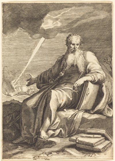 San Paolo seduto da After Jacques Callot