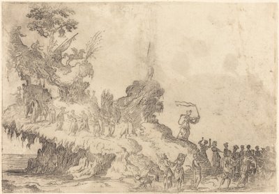 Il Carro del Monte Parnaso da After Jacques Callot