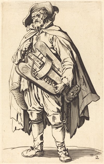 Il suonatore di ghironda da After Jacques Callot